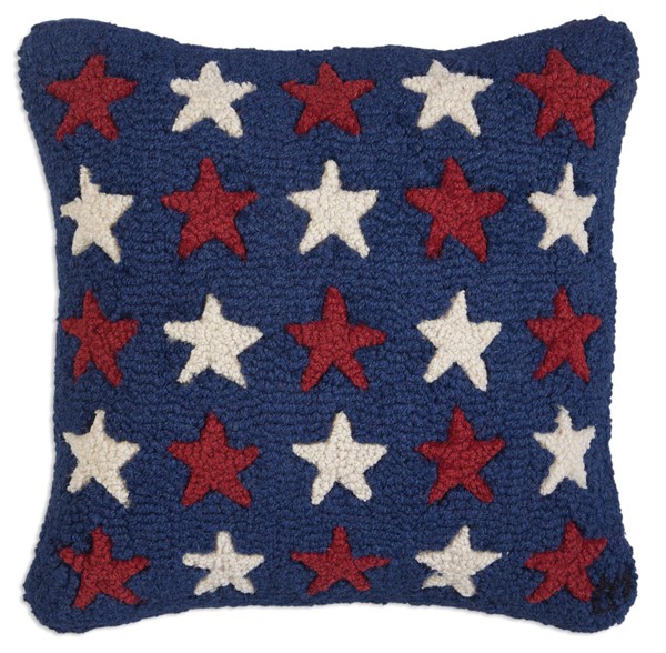 Picture of Many Stars Red and White on Blue 