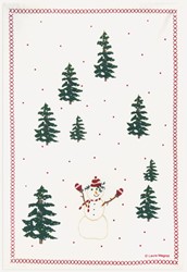 Picture of Snowman In The Trees